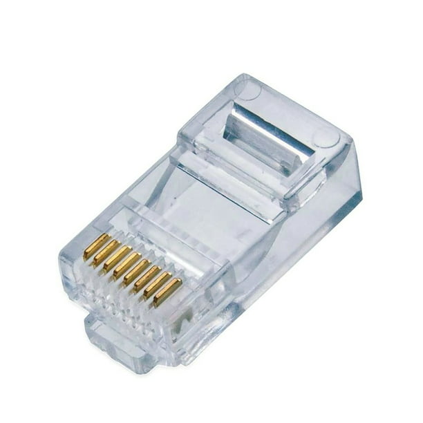 Kit Paquete 1000 Plugs Conector Rj45 Ethernet Xcase Cat5 Red Xcase Bolsa,  Plugs, Conectores