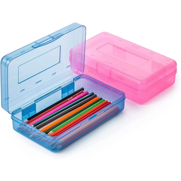 Caja de lápices personalizada Útiles escolares / Caja escolar de plástico /  Caja de crayones / Caja de lápices de plástico / Caja de suministros para  niños / Caja de lápices para niñas -  México