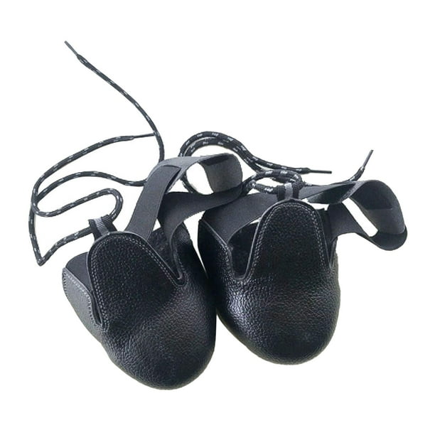 Fundas de seguridad para zapatos de punta de acero, puntera de acero  universal, cubierta de cuero para el lugar de trabajo con correa ajustable