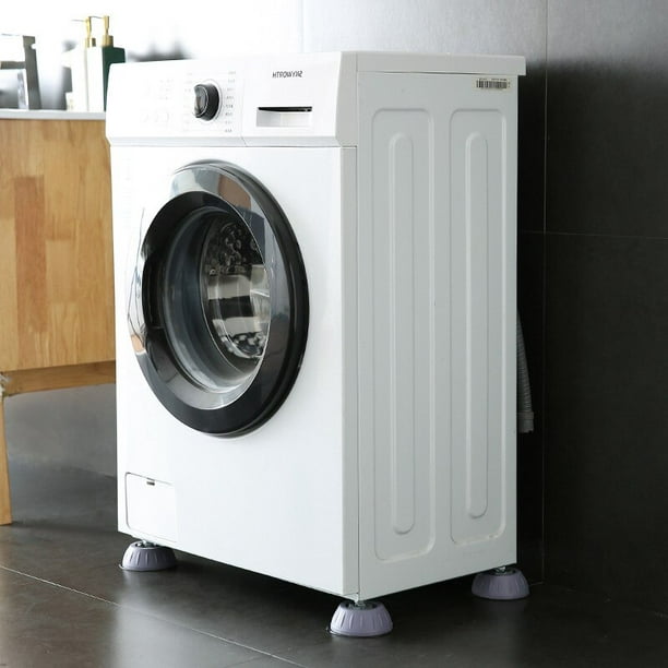 Almohadillas lavadora, Adromy Universal Piezas de recambio y accesorios  para pies lavadora y secadora, Soporte de Goma Antivibración, Muebles  Lavadora