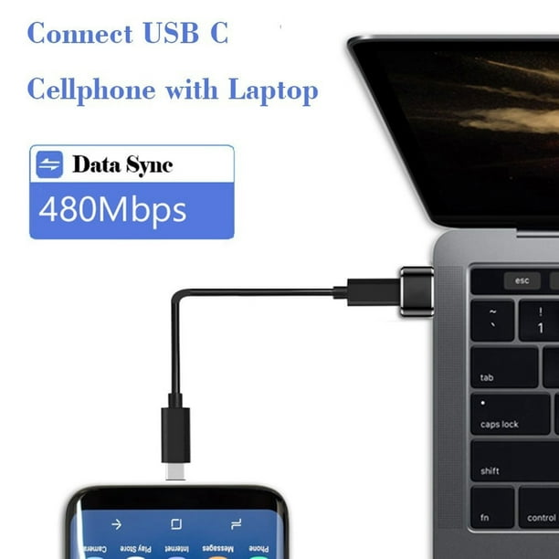 USB macho a tipo-c hembra Mini adaptador portátil USB-a enchufe a
