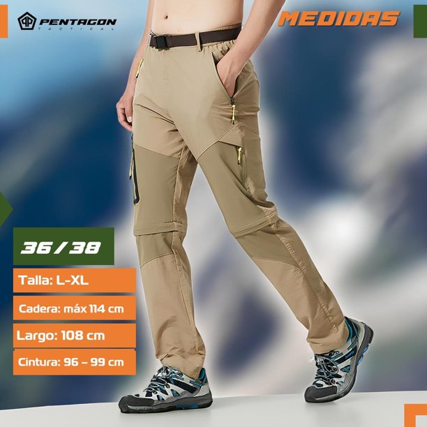 Pantalón Trekking Desmontable Secado Rapido Mujer