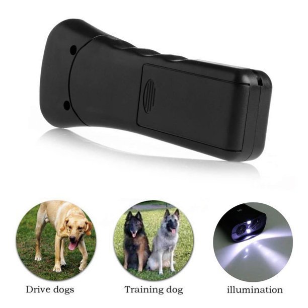 Dispositivo antiladridos y silbato de perro, dispositivo ultrasónico para  control de ladridos para perros, dispositivo de entrenamiento multifunción