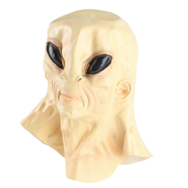 Máscara de cabeza de alienígena para adultos y niños, disfraz de Halloween,  máscara realista de alienígena, de látex, máscara de cabeza completa