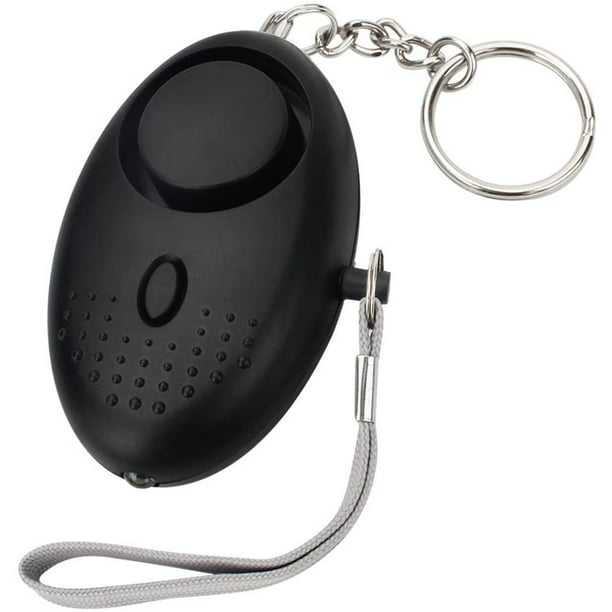 Alarma Personal de Emergencia [Paquete de 3] Qoosea Scream Safesound Alarma  140dB Linterna LED para niños/Mujeres/Ancianos/protección (Negro + Plata +  púrpura) : : Bricolaje y herramientas
