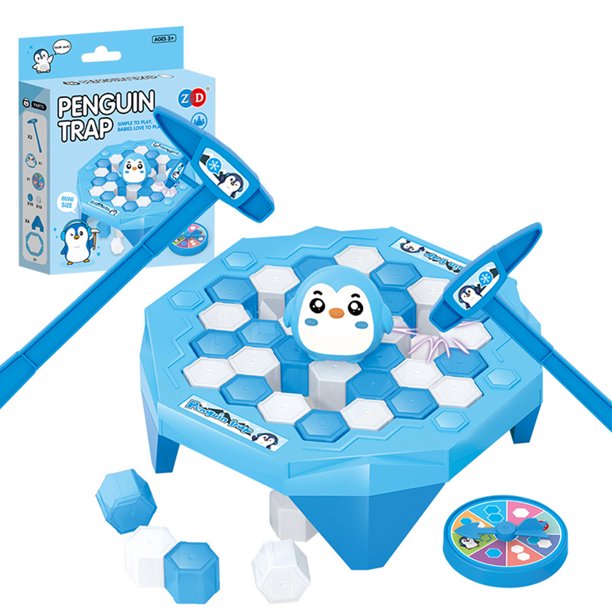 Juego de romper el hielo para salvar la mesa de juguetes de pingüino,  trampa de pingüinos para romper hielo, juego de mesa para niños y niñas