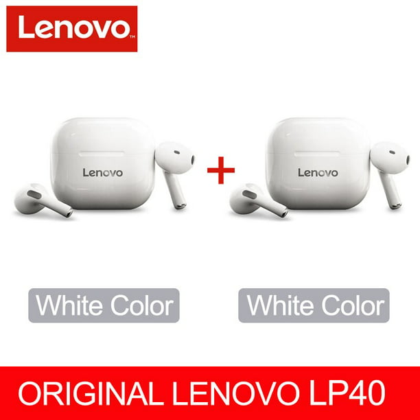 Audífonos Inalámbricos Lenovo Lp40 Tws Estéreo Bluetooth Color Negro