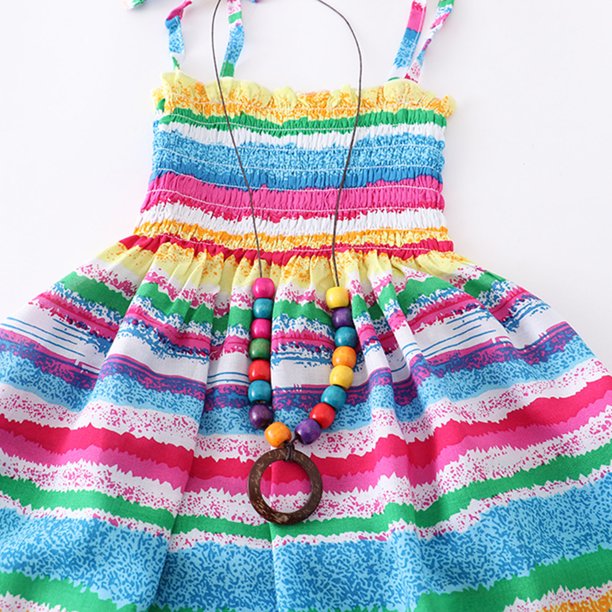 Vestido de Playa Mujer - Arcoiris Maxi Dress - Vestido Arcoiris