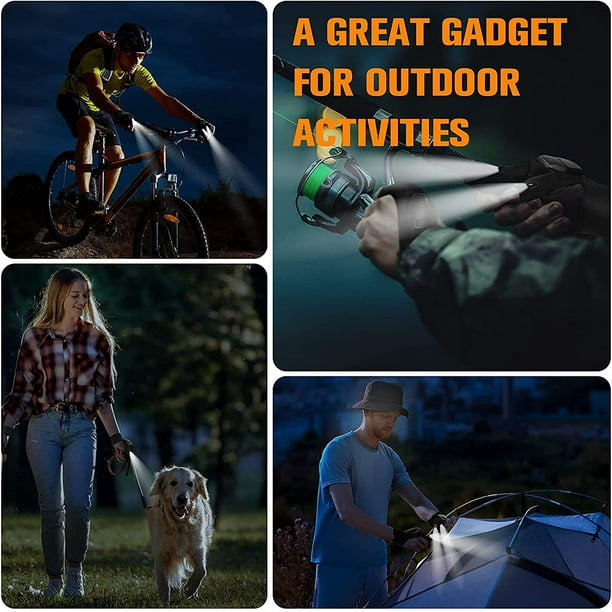 1 par de guantes de linterna LED luz sin dedos guantes de pesca al aire  libre herramienta gadgets regalos para reparar el trabajo en lugares para  hombres mujeres cámara de pesca