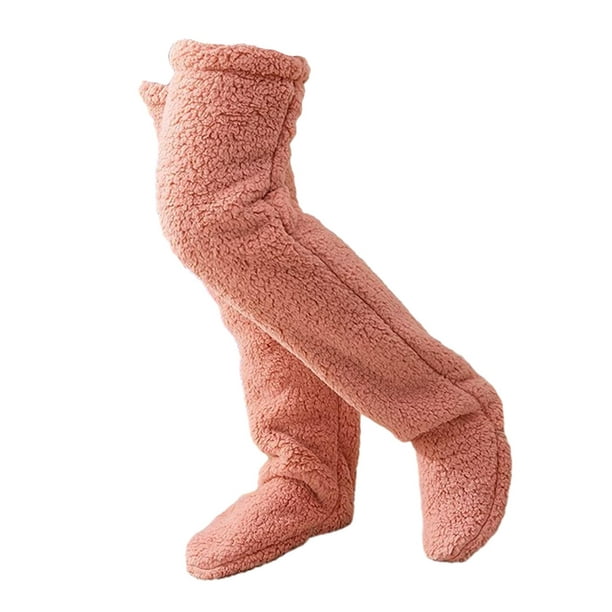 Hugh Ugoli Calcetines de invierno cálidos de algodón grueso para mujer |  Calcetines sin costuras con parte superior no vinculante | Talla de zapato