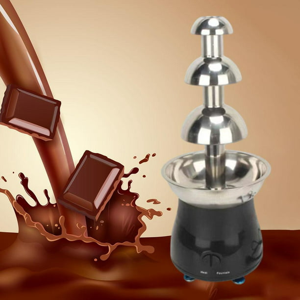 Fuente de chocolate eléctrica grande 1,8 litros - Acero inoxidable