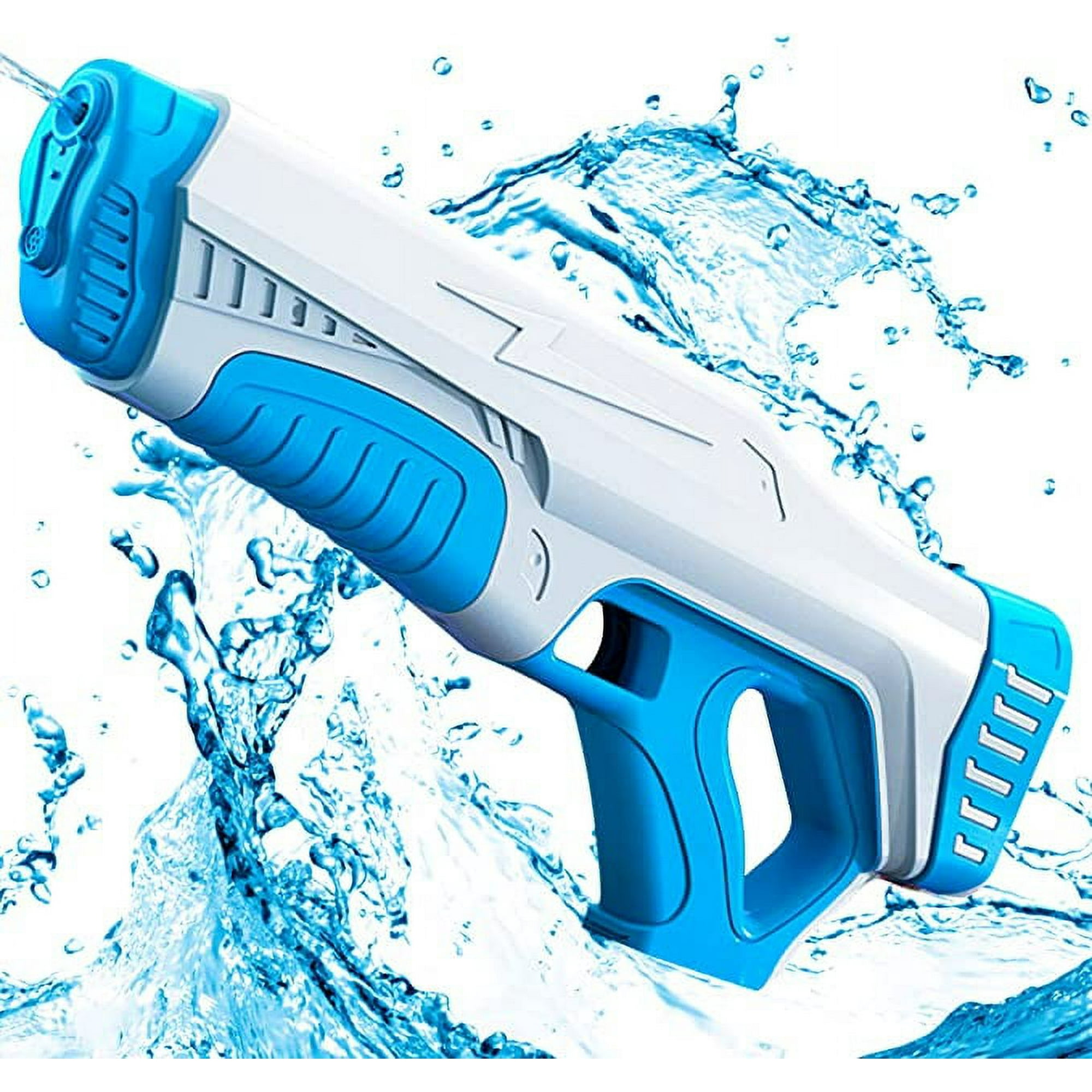Pistolas de agua eléctricas para adultos y niños, pistolas de chorro con  batería de gran capacidad, alcance de hasta 32 pies de alcance automático  de