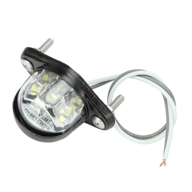 Luz LED universal para matrícula lámpara de placa de matrícula de coche  repuesto de conjunto de lámpara de etiqueta de luz de matrícula LED  completa de alto brillo para ANGGREK Otros
