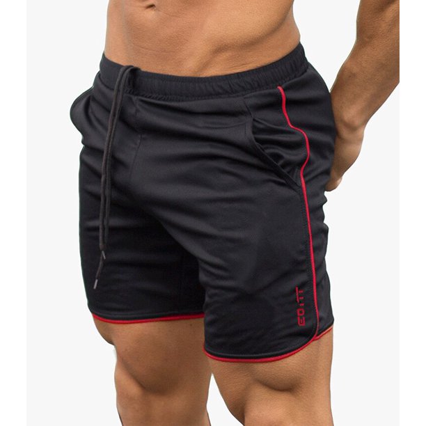 Pantalones cortos de culturismo para hombre, ropa deportiva de secado  rápido, malla transpirable, para correr en la playa, novedad de verano  Fivean unisex