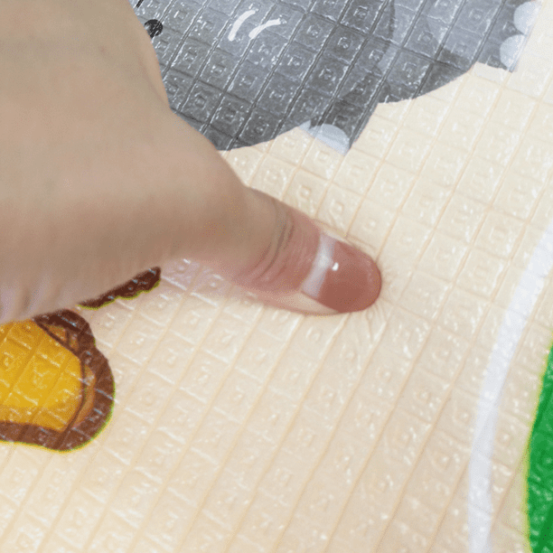 Colchoneta de juego para bebés, alfombra de gateo, grande, superficie  mullida, plegable y antideslizante. Levamdar CPB-US-ZMR69-2