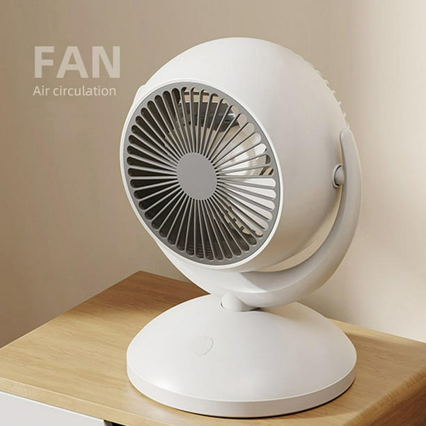  Ventilador de mesa USB, pequeño, mini ventilador, potente, gran  flujo de aire, ajustable con 2 niveles de velocidad de viento, conveniente,  compacto, se puede utilizar en el hogar, oficina, automóvil, lavabo