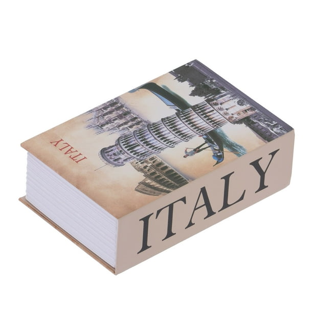 Caja de seguridad, libro de diccionario oculto, caja fuerte con combinación  (tipo Italia)