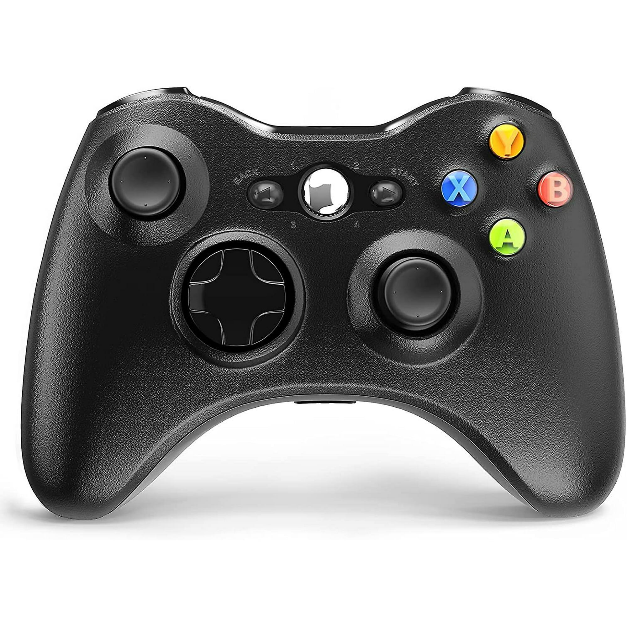  Etpark Xbox 360 - Controlador inalámbrico para Xbox y Slim 360  PC Windows 7, 8, 10 (2,4 GHZ), color negro : Videojuegos