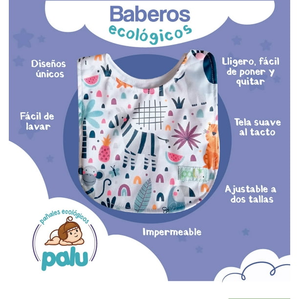 Pack de 5 baberos para bebé recién nacido Beltin newborn FAUNA