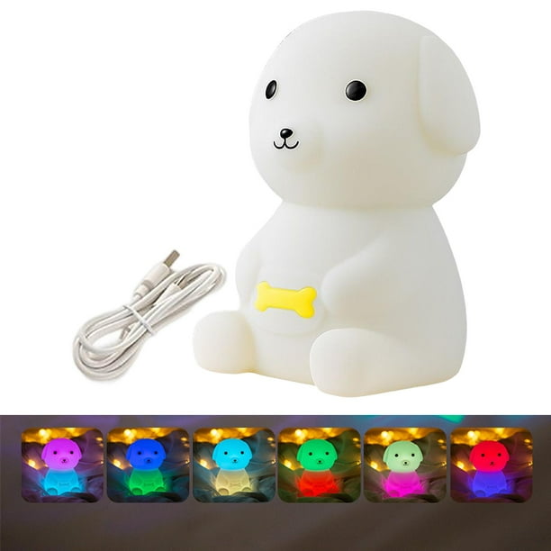 Linda luz nocturna de pato de ganso, lámpara de guardería recargable por  USB con luces blancas portátiles de silicona suave, luz de guardería,  regalos de cumpleaños de vacaciones JAMW Sencillez