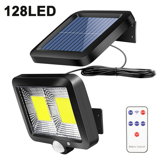 Lámparas solares para con detector de movimiento, 128 focos LED Luces súper brill Adepaton 2035765 | Walmart en línea