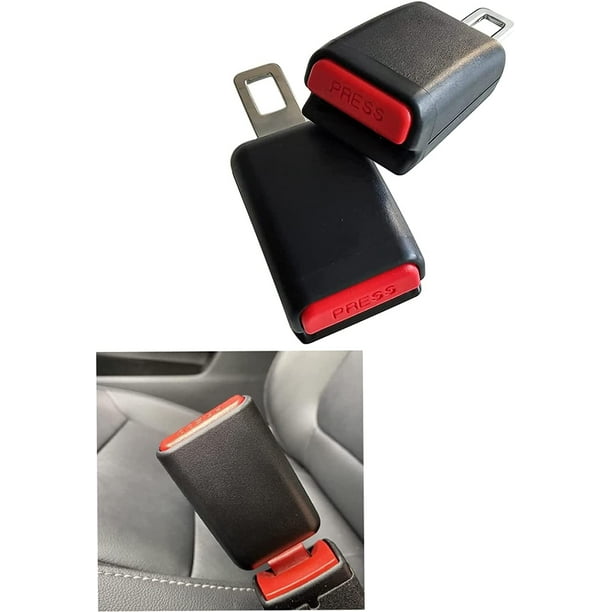Extensor de cinturón de seguridad para coche, 2 uds., extensor de cinturón  de seguridad, hebilla para cinturón de seguridad, para protección  adicional, color blanco roto JM