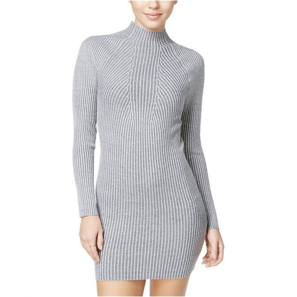 Material Girl Womens Ribbed Sweater Bodycon Dress, Gris, X-Large Material  Girl ceñido
