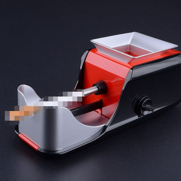 Máquina para liar cigarrillos, rodillo automático, mini inyector de tabaco  eléctrico, fabricante de cigarrillos automático rojo (1 PCS) brillar  Electrónica