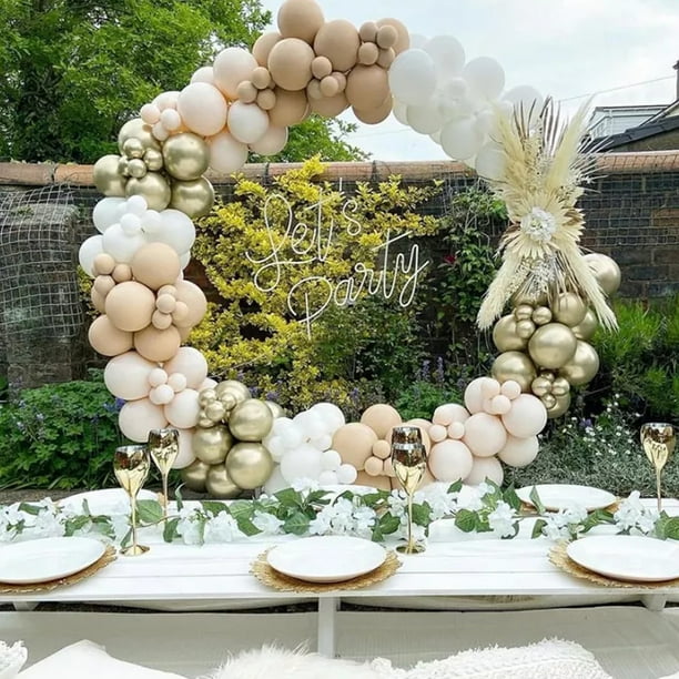 Kit de soporte de arco de globos de 5 pies, marco de arco de globo circular  con base, soporte de fondo redondo para decoración de bodas, cumpleaños