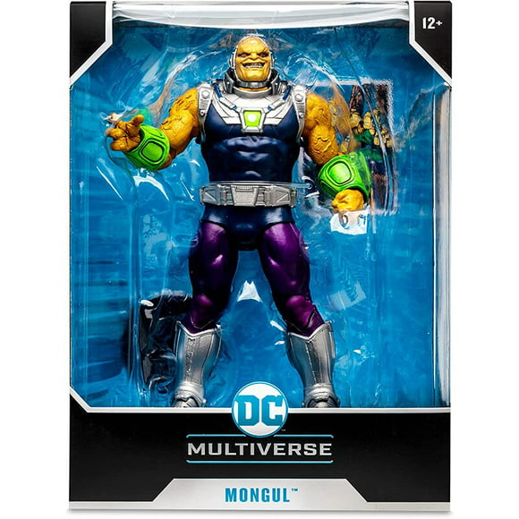 original mcfarlane toys dc multiverse superman villanos mongul megafig figura de acción modelo coleccionable juguete regalo de cumpleaños gao jinjia led
