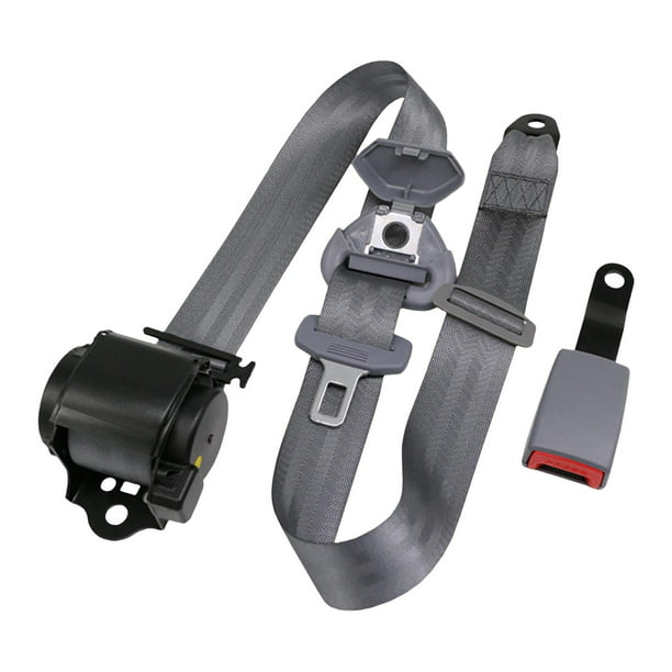 Cinturón de seguridad de coche de , cinturones retráctiles áticos para  carrito Gris kusrkot Cinturones de seguridad para automóviles
