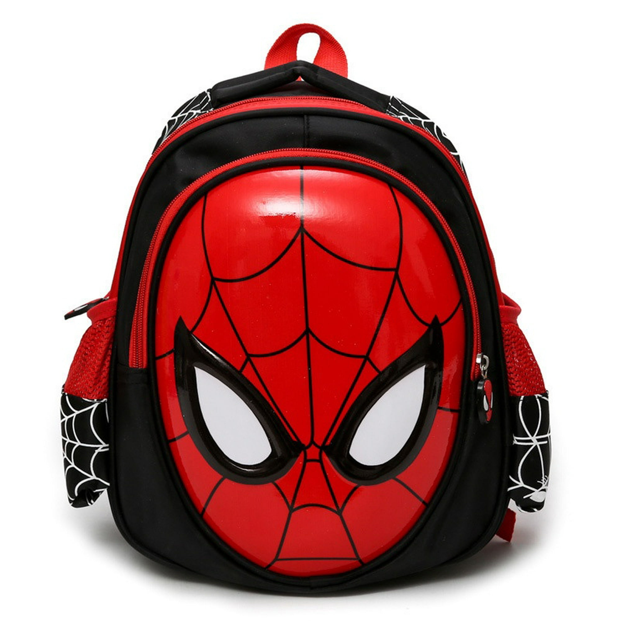 Mochila De Spiderman Para Niños , Mochilas Escolares Mochila Infantil 3-6  Años Para Escolar Ajustar Con Bolsillos Laterales Y Correa En Pecho