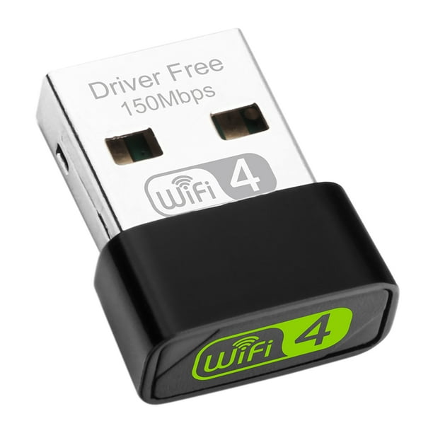 Adaptador WiFi USB Receptor Wi-Fi 150Mbps Adaptador de tarjeta de red  inalámbrica portátil de 2,4 GHz para Windows PC Laptop Desktop FLhrweasw El  nuevo