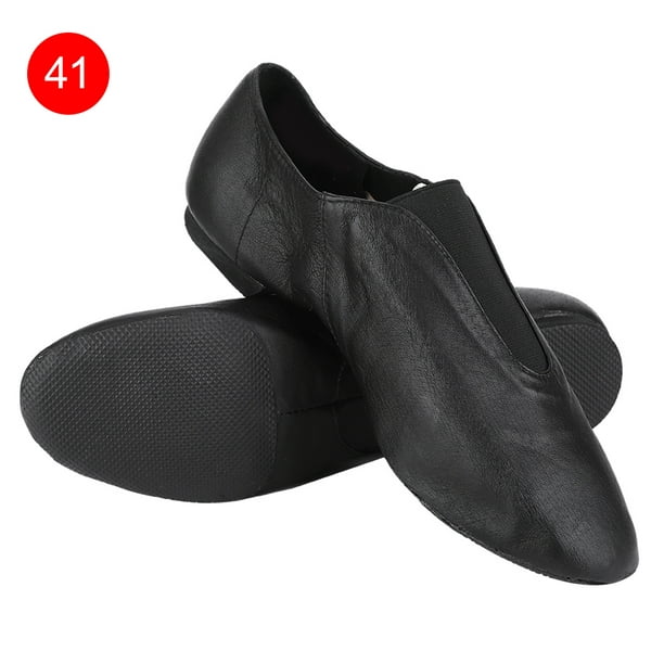 Zapatos De Baile Negros, Zapatos De Baile Pu, Zapatos De Baile, Par De Zapatos De Baile Social De Jazz Negro De Cuero PU, Zapatos De Baile Para Niñas Y Mujeres