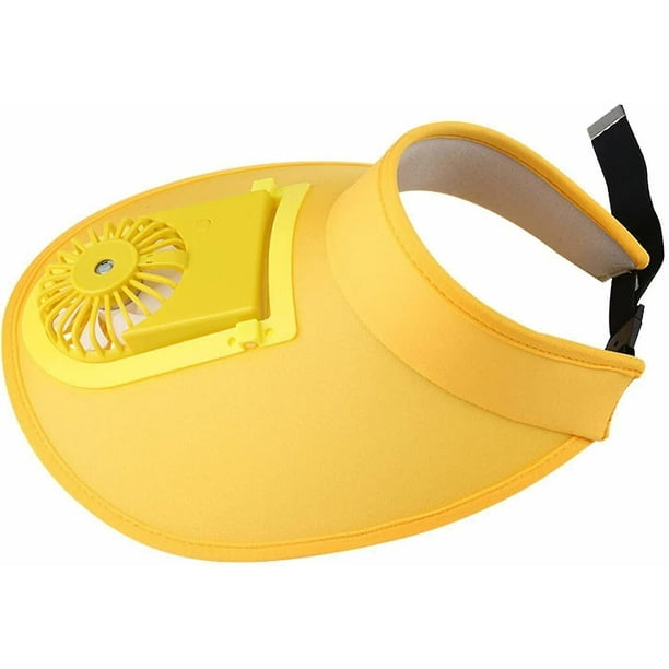 Sombrero de ventilador solar Sombrero de visera Sombrero de verano al aire  libre para acampar Senderismo Protección UV