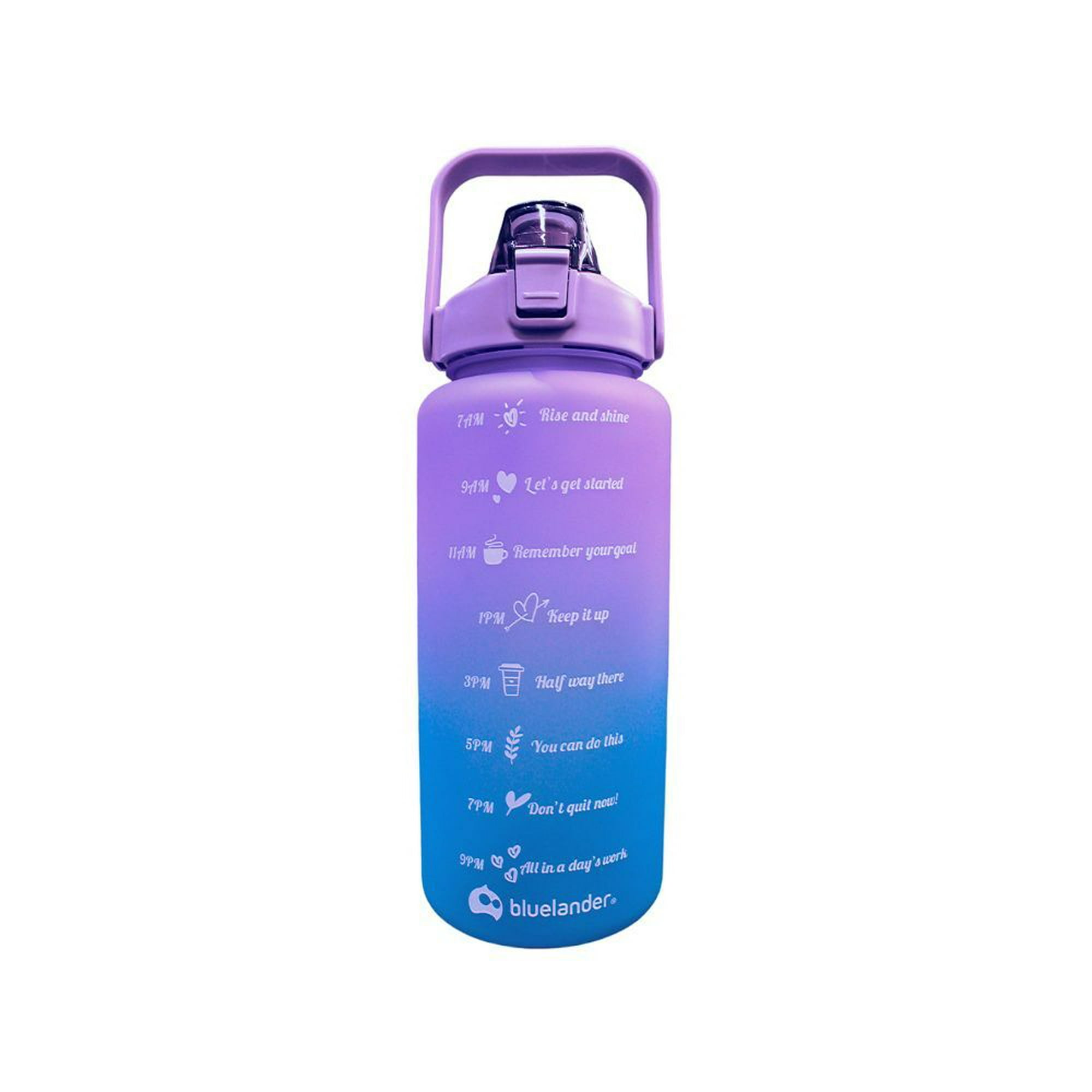 Botella de agua motivacional de 2.2 litros bluelander bluelander bomo2l-0002