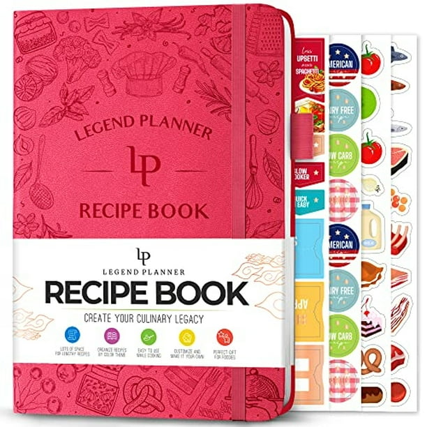 cocina journals - diario recetas libro blanco - AbeBooks