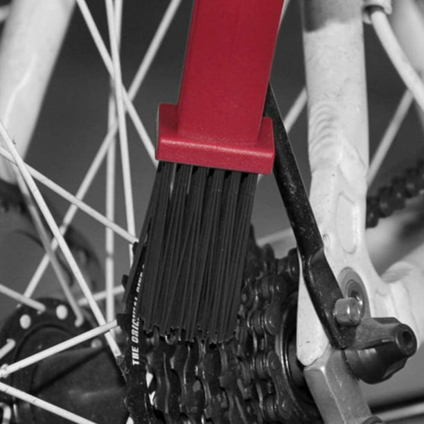 Limpiador De Cadena De Bicicleta Para Motocicleta, Cepillo Para