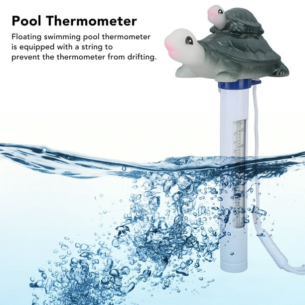 Termómetro de agua, IPX7 impermeable con diseño de dibujos animados BPA  integrado de plástico para tina de 50.0-122.0 °F, medible para habitación  de