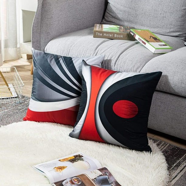 4 piezas moderno sencillo nórdico abstracto geométrico Fundas de cojines  sofá casa decorativo Fundas de almohada ( Almohada núcleo no incluido ), Moda de Mujer