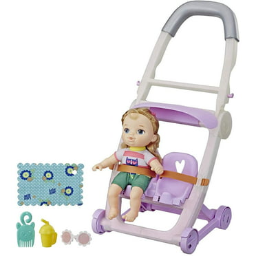 Baby Alive Littles, Push ‘n Kick Stroller, Pequeña Ana, 6 Accessorios Baby Alive Baby Alive