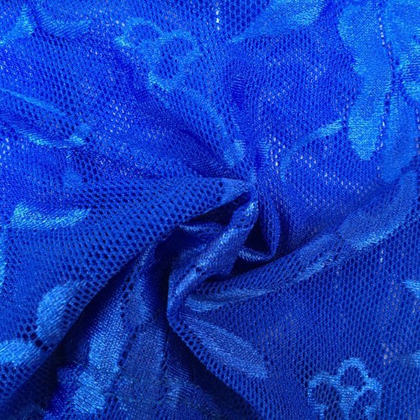 Pantalón ancho de organza, azul Pantalones para hombre