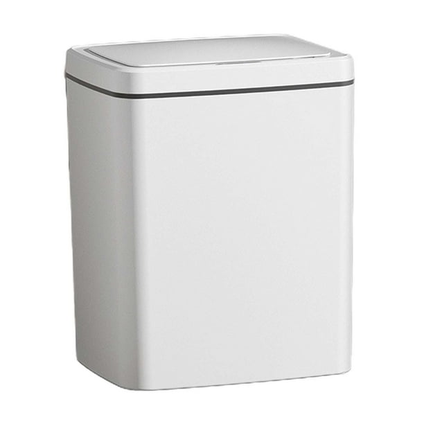 Cubo de basura inteligente Cubo de basura electrónico con tapa Papelera  estrecha Carga USB Cubo de basura automático de gran capacidad para el  hogar