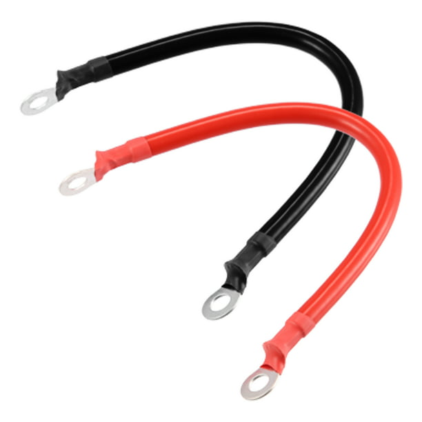 Cable de batería de audio para coche, extra flexible, resistente, de 2 AWG,  600 voltios, fabricado en los Estados Unidos (125 pies, rojo)