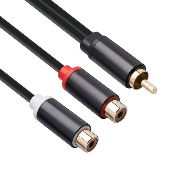 Cable de Audio 3.5 mm 1 Macho 2 Hembra Microfono + Speaker