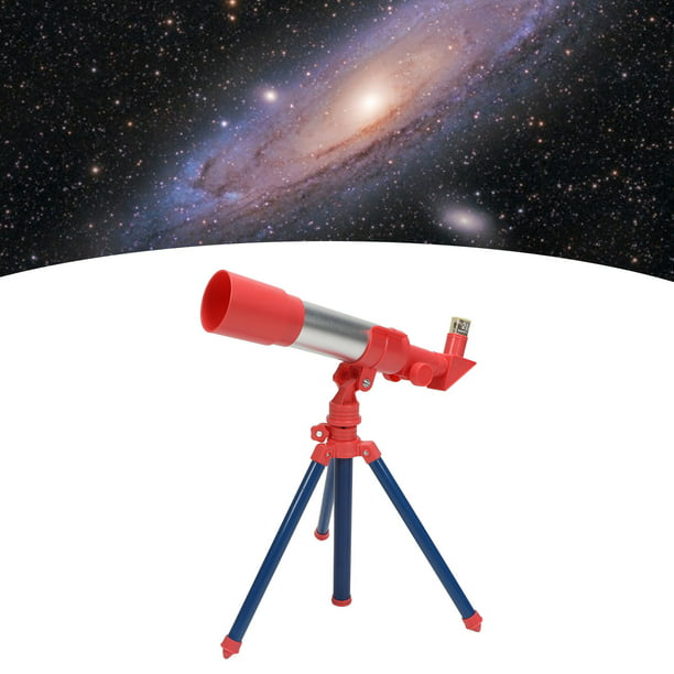  Naroote Telescopio para niños, perilla manual para niños, kit  de telescopio para niños mayores de 3 años para regalo (A18 rojo) :  Juguetes y Juegos