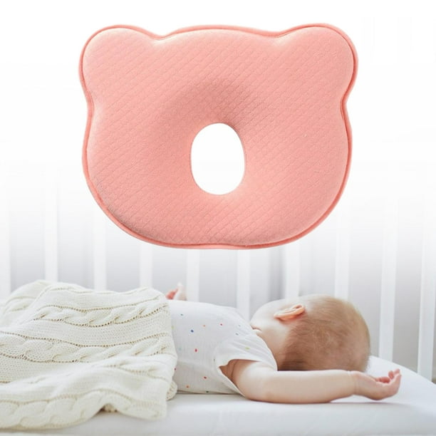 Almohada Para La Cabeza Del Bebé Para Dormir, Almohadas De Lactancia Para  Bebés, Almohada Ergonómica Para Bebés, Color Rosa Baoblaze Almohada  infantil