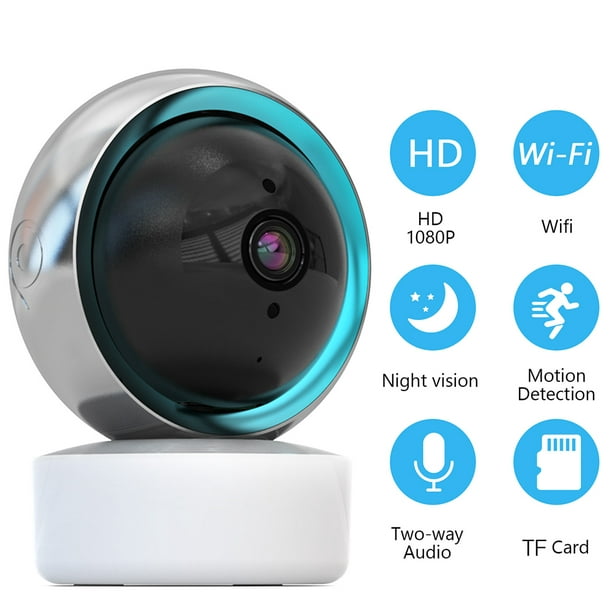 Cámara web,Cámara de seguridad para el hogar interior Cámara de vigilancia WiFi 1080P con visión n Meterk Cámara web | Walmart en línea