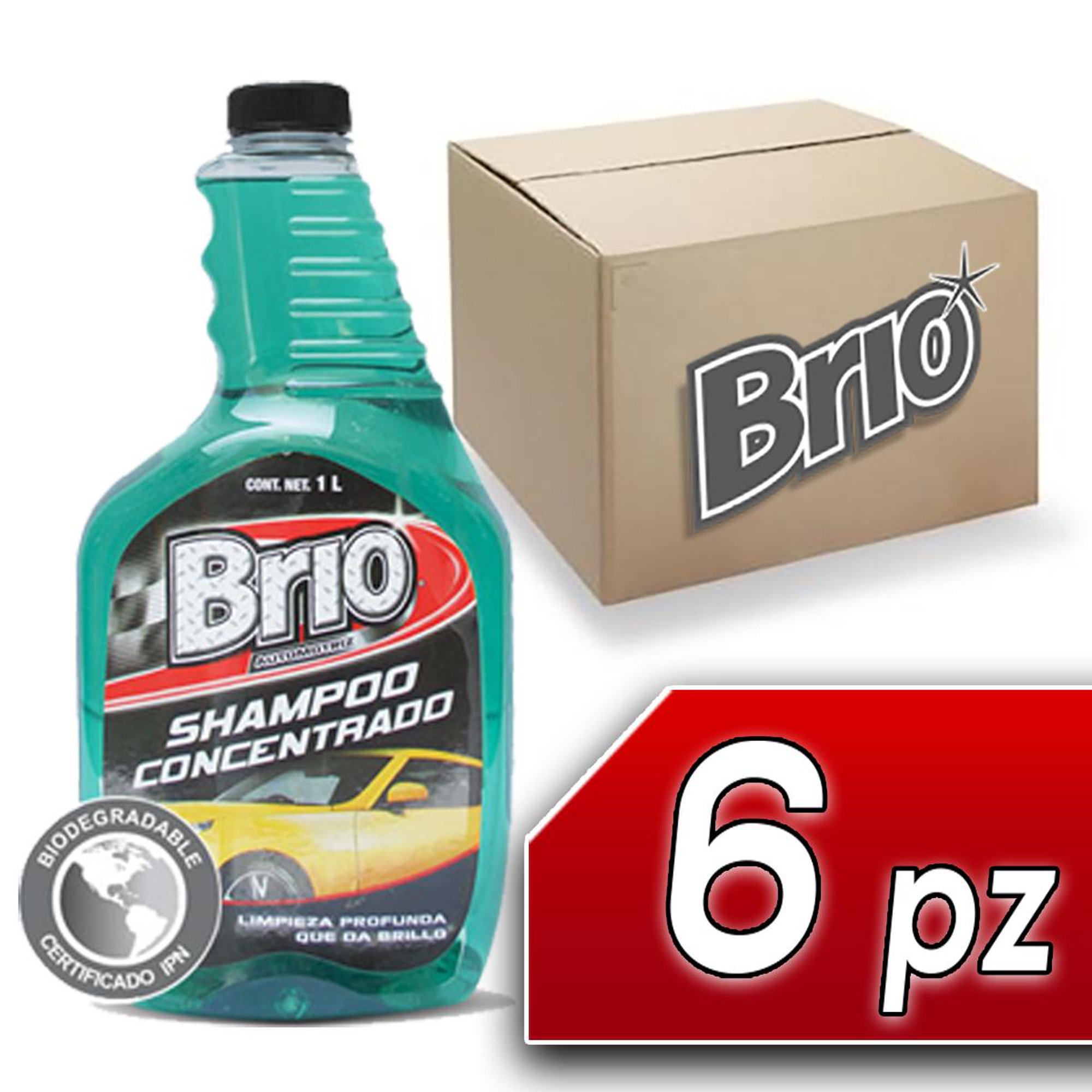 6PK - BRIO LIMPIA MUEBLES 500ML BRIO BHLM500M-6