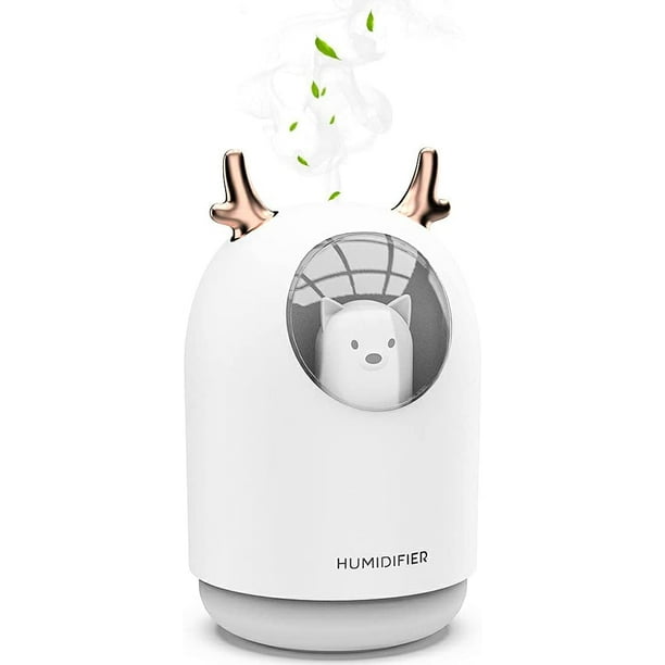 Humidificador silencioso para bebés de 300 ml, Mini humidificador de aire  para bebés de 300 ml JAMW Sencillez